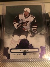 2017-18 Upper Deck Artifacts Canadiens PURPLE Max Domi ROOKIE SSP #1/20 = 1/1