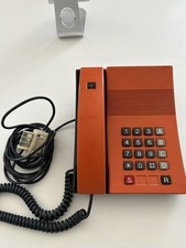 Téléphone vintage orange GCT