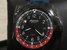Alpina Star Timer Pilot's AL-247BR4FBS6B Homme Quartz Rond Noir W42mm