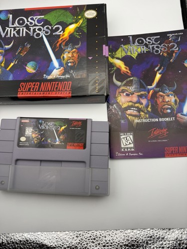 Snes lost vikings - vikings, game,