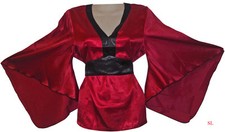Très belle tunique Kimono Japon Rouge et Noir chinois taille 42 - 48