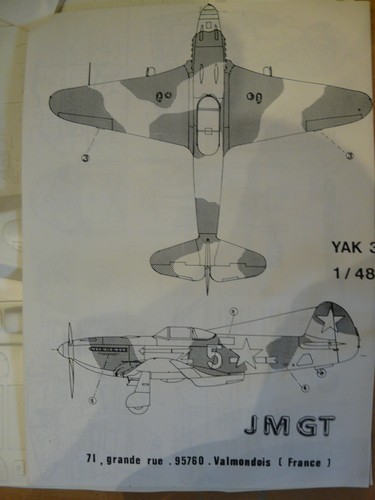 Avion jmgt yak 3 - avion, 1/48