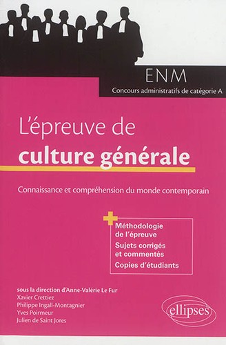 Epreuve culture generale - culture,