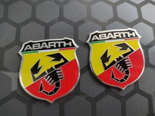 2X Logo Emblème FIAT 500