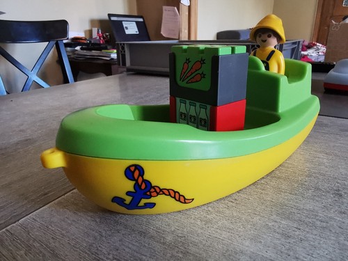 Playmobil 123 bateau 1 - playmobil, ,bateau+