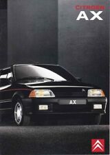 Catalogue / Brochure Citroën AX (avec AX Sport) 08/1990 France