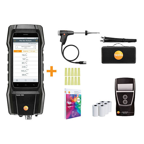 Testo 300 kit printer - testo, w/printer