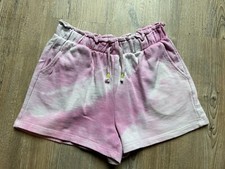 Zara Short coton rose blanc