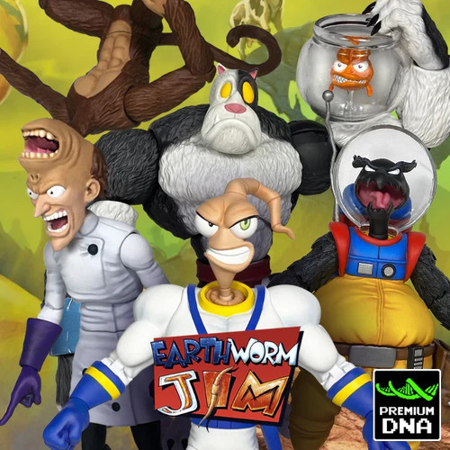 Figurines jeu video earthworm - jeu,