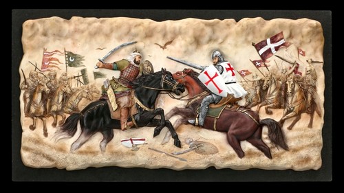 Tableau mural bataille le - tableau,
