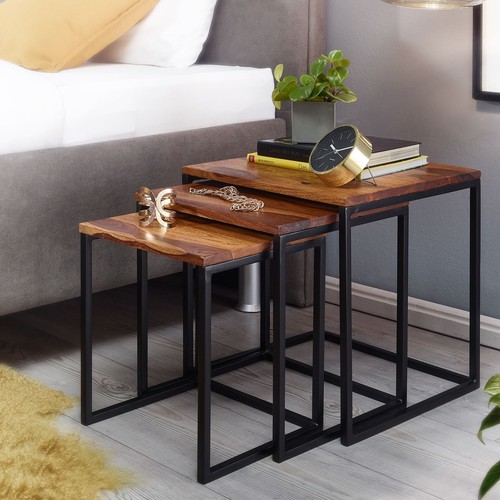 Finebuy tables gigognes bois - finebuy,