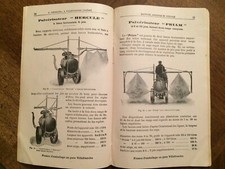 LIVRET MATÉRIEL AGRICOLE ET VITICOLE " VERMOREL " VILLEFRANCHE (Rhône) 1911