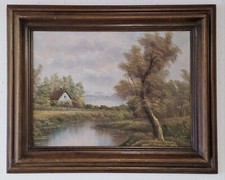 Belle Toile Peinture À L'huile ROBERT MORE Tableau 