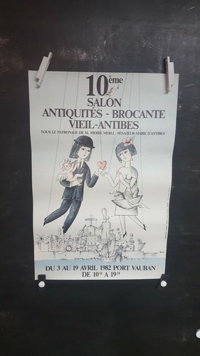 Affiche peynet antibes - peynet,