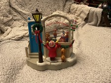  Boite Musique Automate Noel Magasin Jouet Christmas Toy Shop Lumière