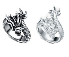 BAGUE DRAGON Anneau réglable