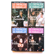 Le chevalier de Pardaillan – Michel Zévaco – Lot 4 tomes – Livre de Poche 1987