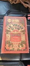 Ancien Livre De Jules Verne Cartonnage Hetzel Le Volcan D'or E.O. 1905 