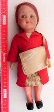 POUPEE LA PETITE MARCHANDE DE L'HUMANITE,VINTAGE ANNEES 45/ 50 /CELLULOID 25 CM