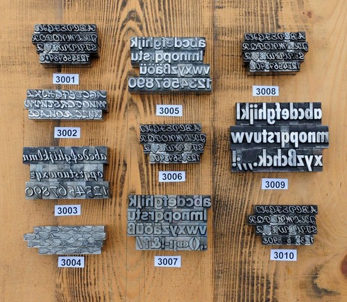 Tampon alphabet imprimerie - alphabet,
