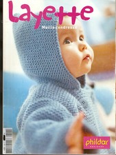 LIVRE CATALOGUE TRICOT+MACHINE « PHILDAR »BEBE PREMATURES N°413