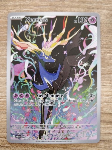 Carte pokémon xerneas - carte,