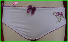 Culotte / Slip MIRIALE Blanc Fleur Mauve Taille L 44/46 XL 48/50  AB87