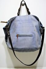 Jérôme Dreyfuss, Sac porté épaule / main,  JACQUES en cuir bleu jeans 