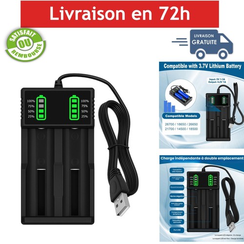 Chargeur accus ion - chargeur, usb-a