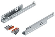 Paire de glissières carrées