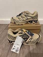 salomon XT6 Beige GoreTEX