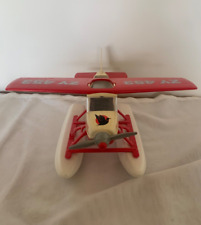 playmobil avion hydravion rouge blanc- canadair- pompier- Etat d'usage