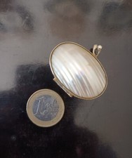 petite boîte porte monnaie miniature en coquillage nacre souvenir bord de mer