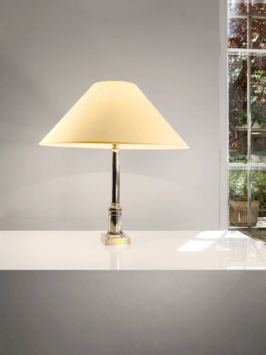 1970 lampe metal - 1970, argente
