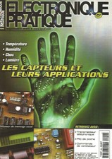 ELECTRONIQUE PRATIQUE N°260 CAPTEURS & APPLI. / TRANSMETTEUR TELEPHONIQUE