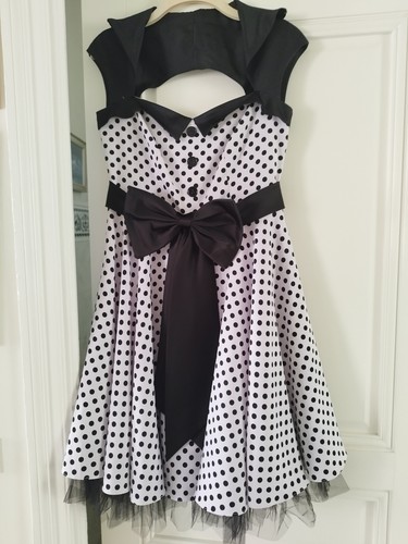 Belle robe pois vintage - belle, a