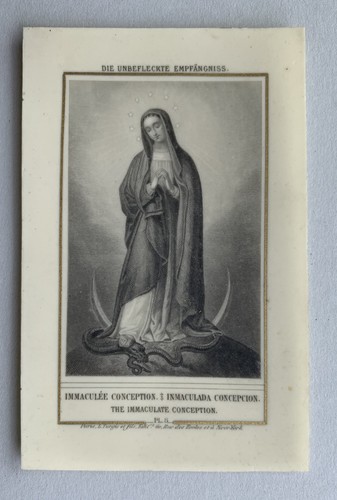Image pieuse immaculée - image,
