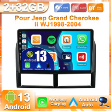 GPS Android 13 CarPlay Autoradio Pour Jeep Grand Cherokee II WJ 1998-04 DAB 32GB
