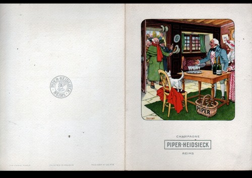 Menu champagne piper - menu, /
