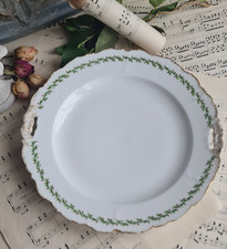 ANCIEN PLAT ROND  PORCELAINE
