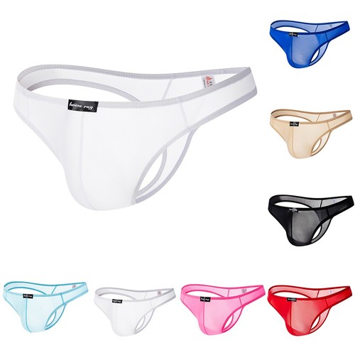 String homme soie - string,