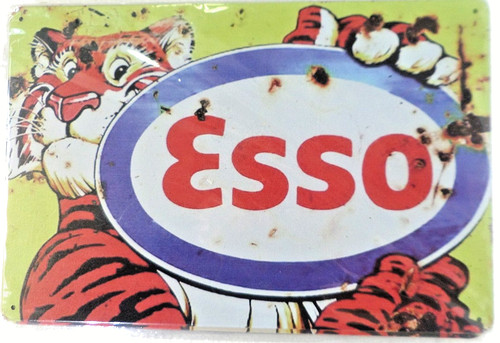 Plaque metal deco vintage - metal,