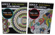 Lot De Livres De Coloriage Pour Adultes Avec Des Motifs Et Mandalas - (2 Livres)