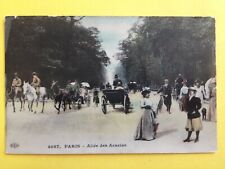 PARIS Transport Circulation ATTELAGE VOITURE CALÈCHE VÉLO à Mme Elisa AYGALENQ