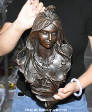 16.1" Old Chinese Bronze Folk