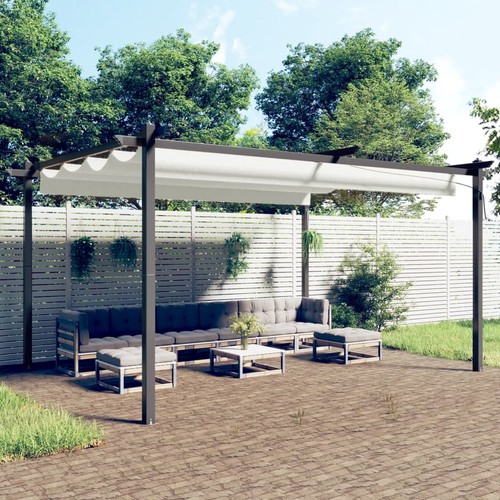 Tonnelle jardin avec toit - de,