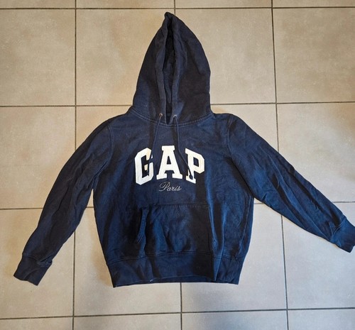 Sweat capuche gap bleu - sweat,