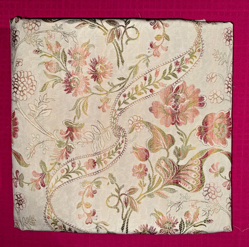Ancien tissu ameublement - , damas