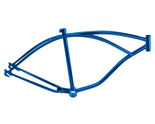 Blue beach cruiser bicycle - 26",