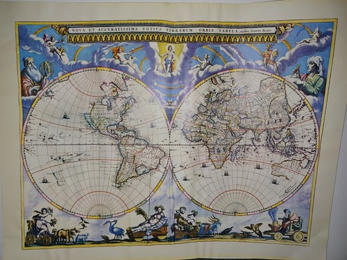 Ancien tableau atlas - ancien,